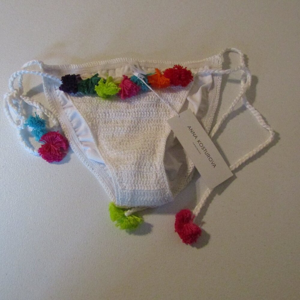 Anna Kosturova Pom Pom Bikini Bottom - Picture 2 of 5